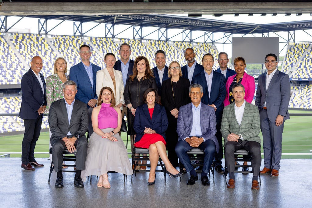Nashville Health Care Council 2024 - 2025 Board of Directors Pose For Group Photo